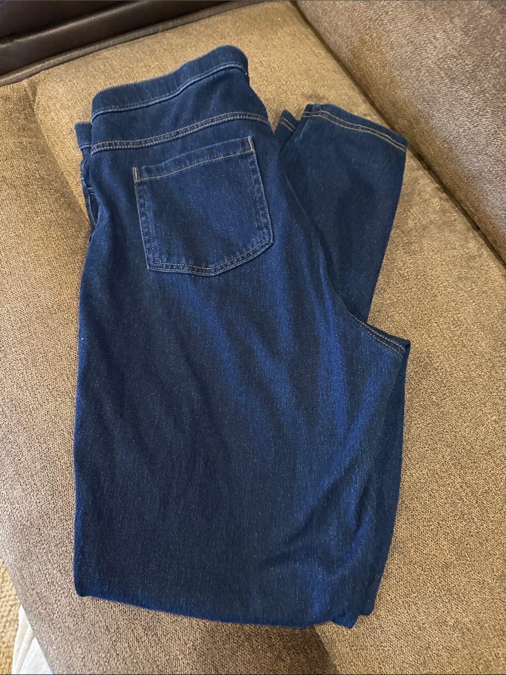 HUE Women’s Deep Blue Relaxed Jeans